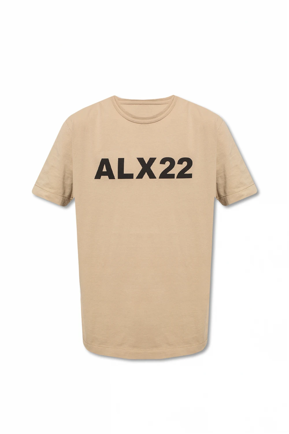 beige T-shirt with logo