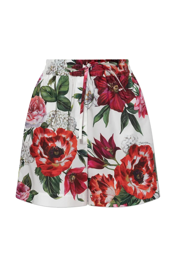 MEHRFARBIG Shorts mit Blumenmuster