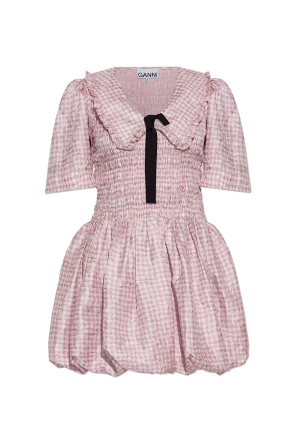 ROSA Kurzes Kleid mit Karomuster
