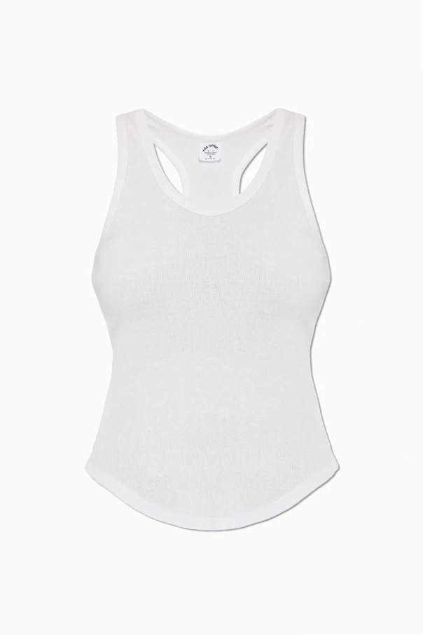 WEISS Geripptes Top „Frankie“