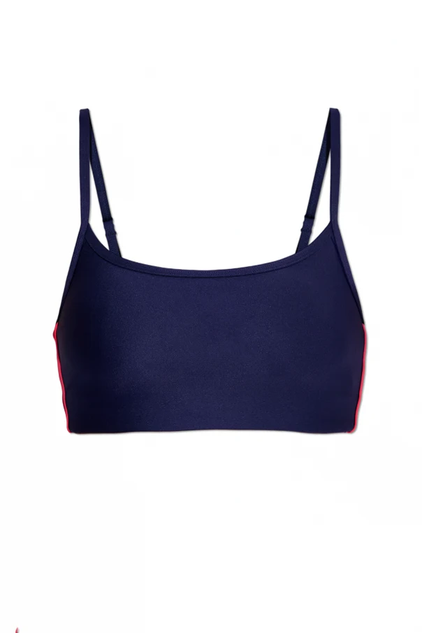 GRANATOWY Top `Oxford`