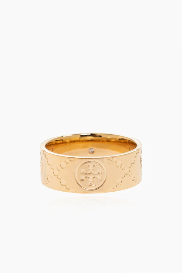 GOLD Ring mit eingraviertem Logo