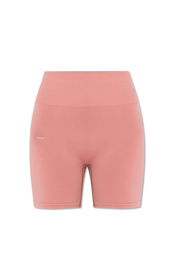 RÓŻOWY Szorty z logo