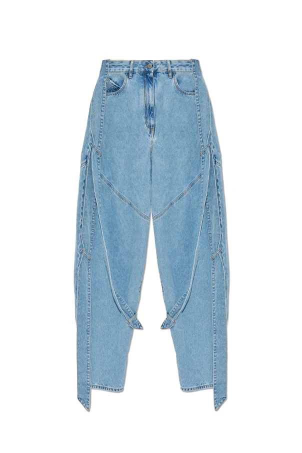 BLAU Jeans mit Logo