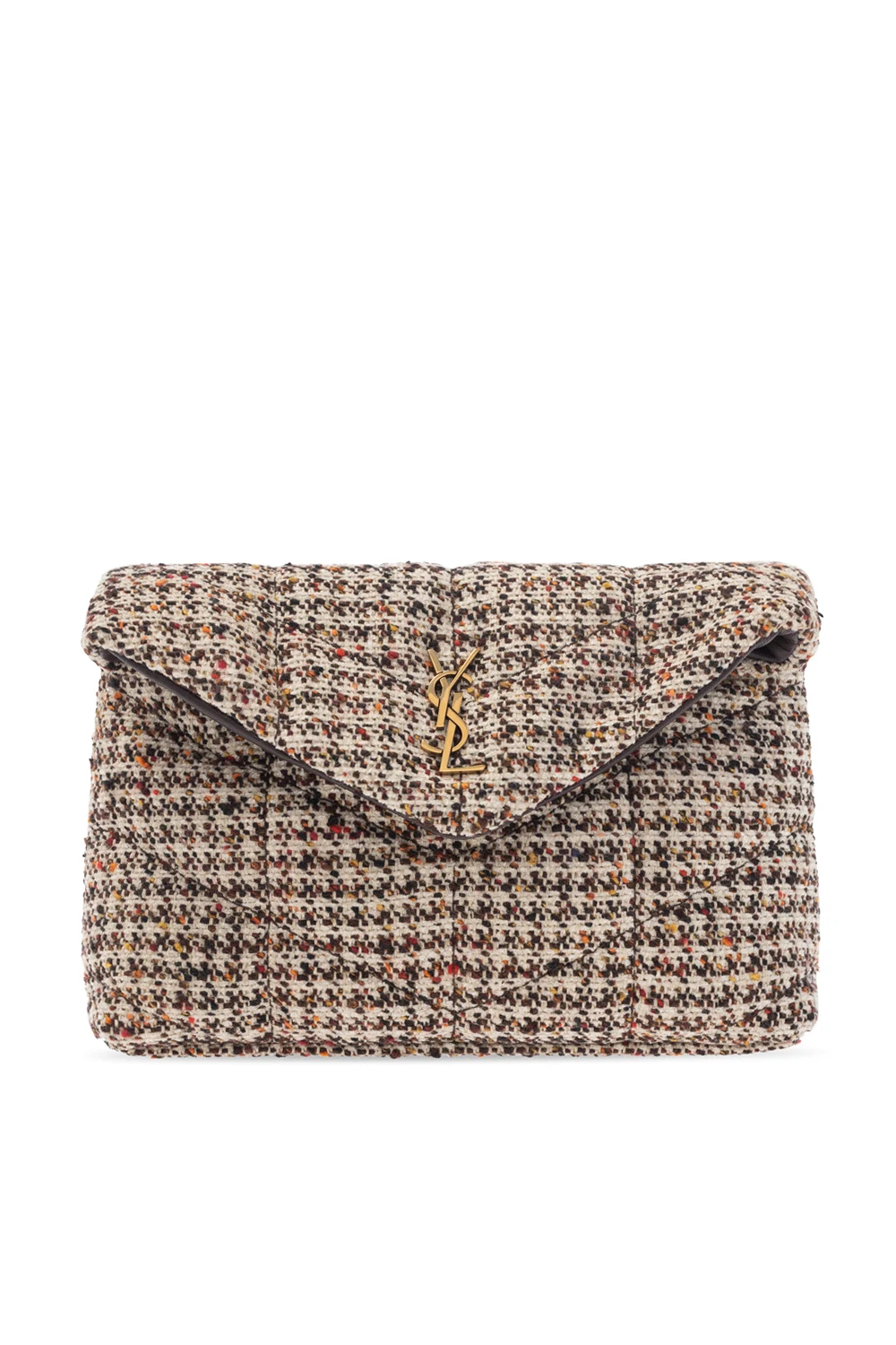 Clutch with logo