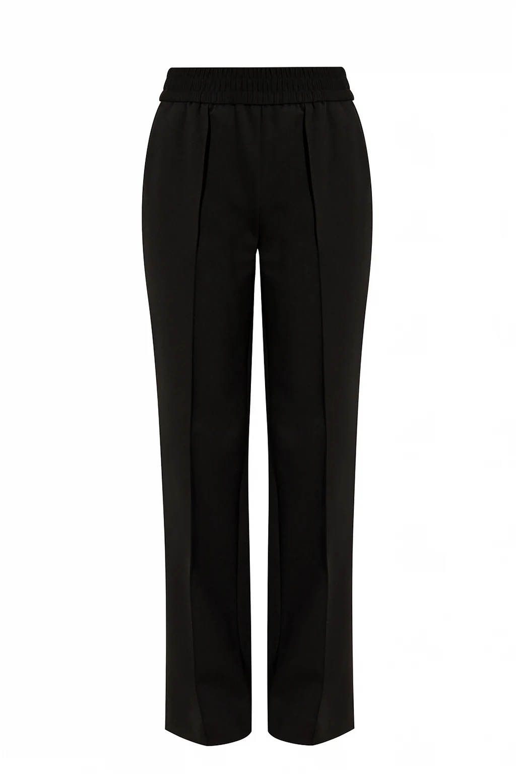 BLACK 'Millie' pink tuck trousers