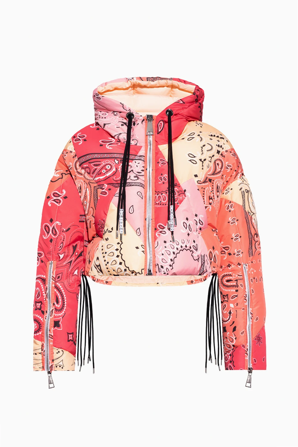 Printed down jacket