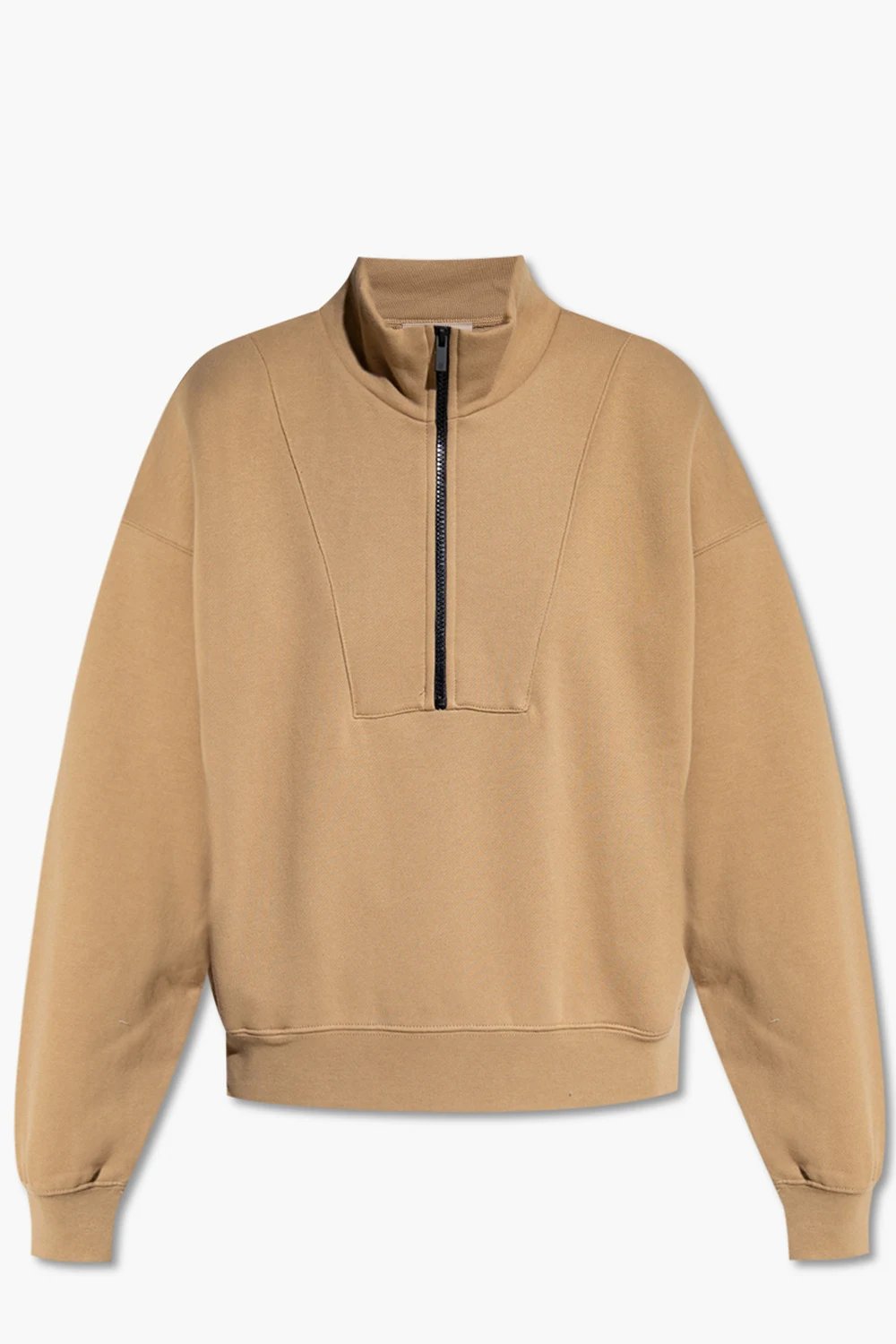beige Sweatshirt with high neck
