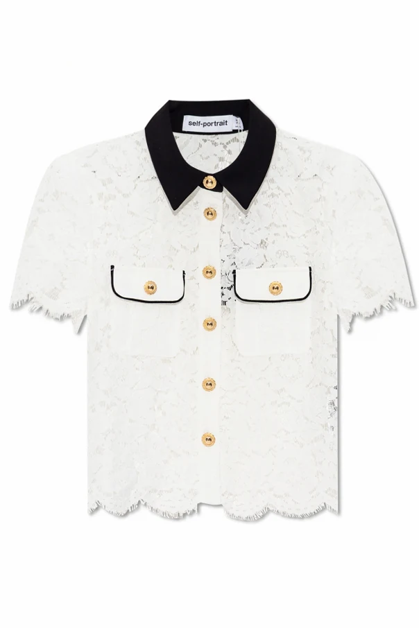 WHITE Lace shirt