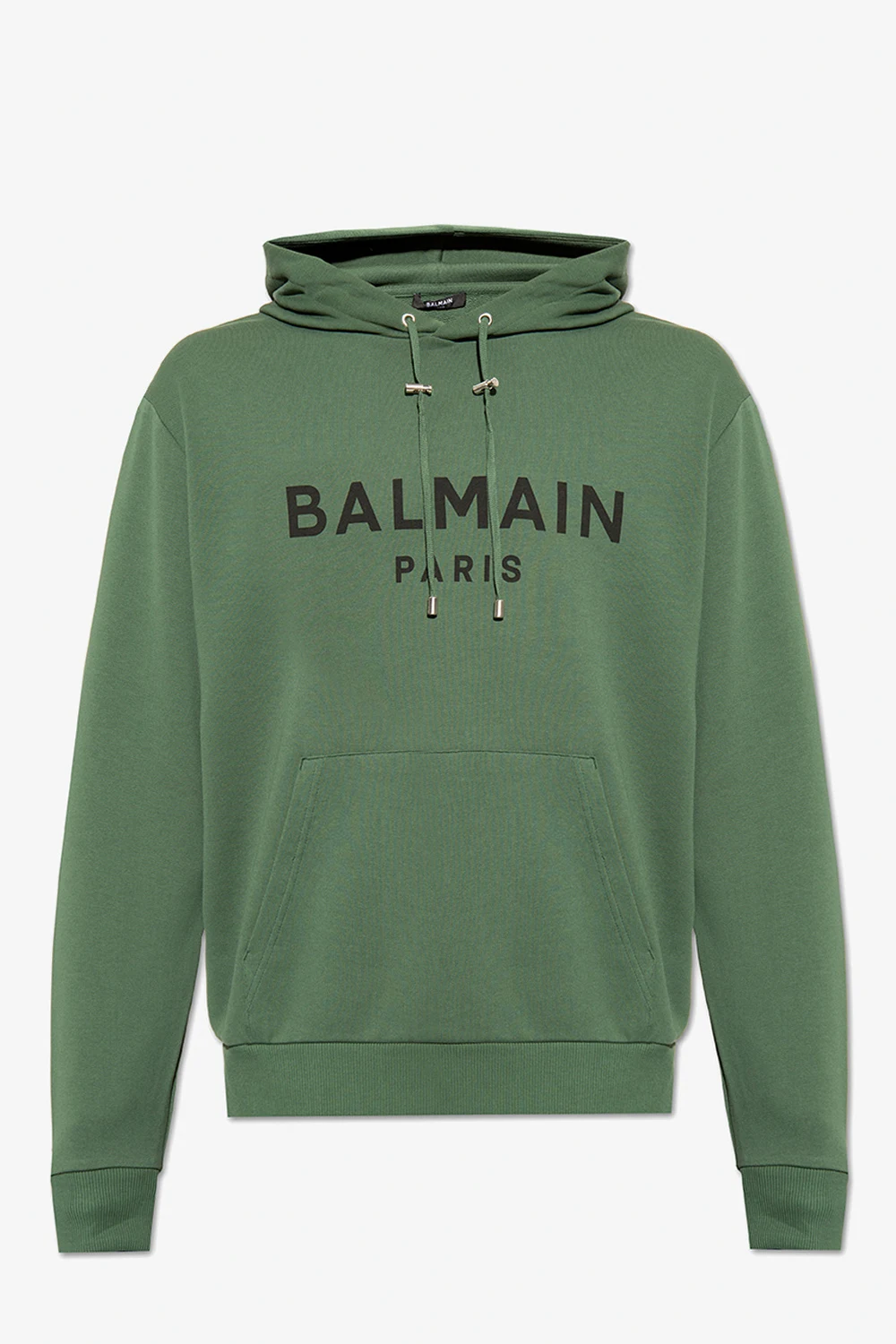 GREEN Logo-printed hoodie
