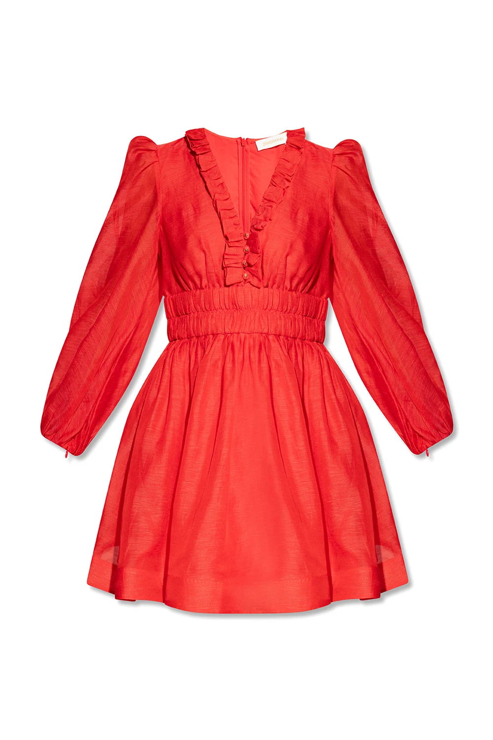 Ruffled mini dress