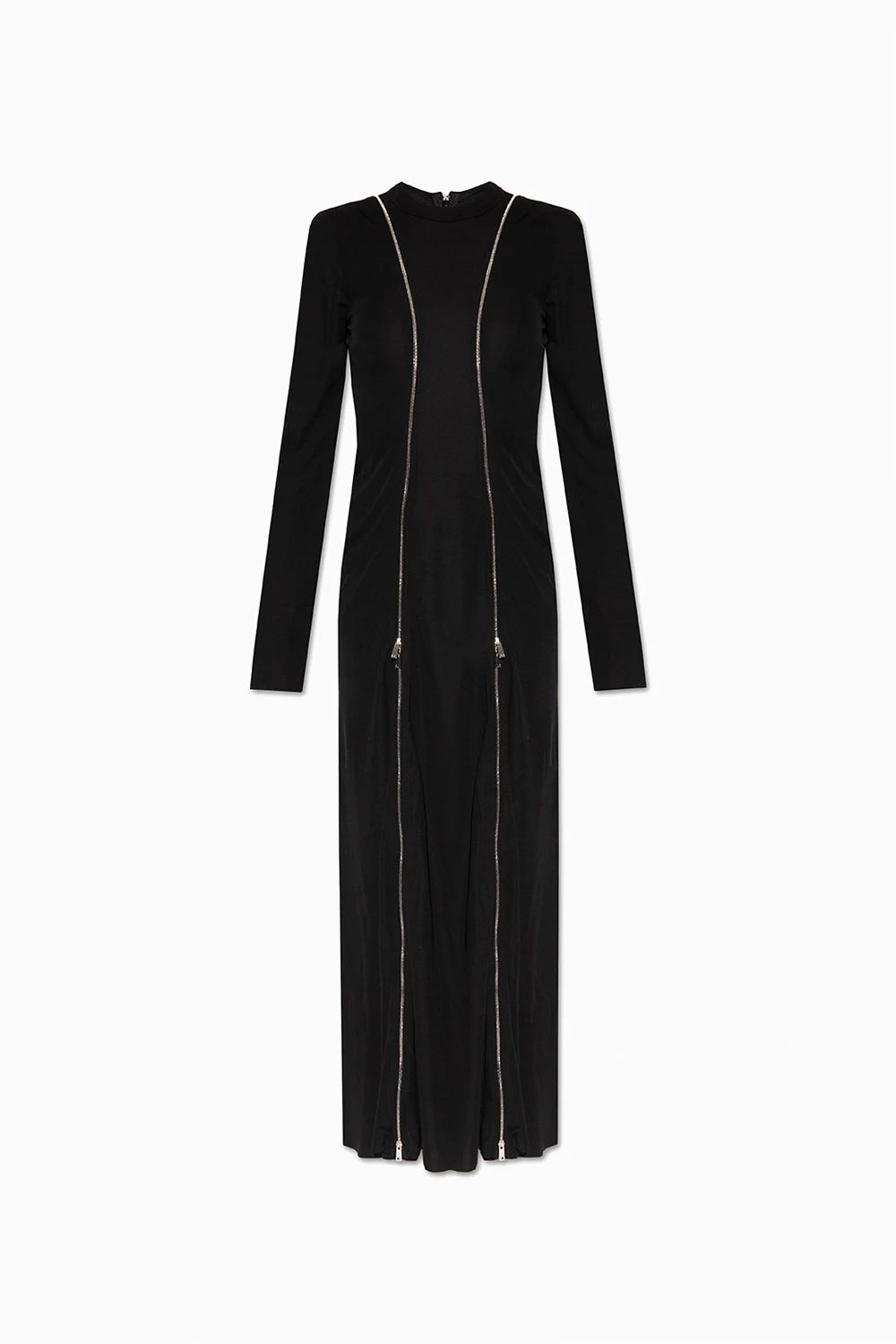 Bodycon dress with zippers