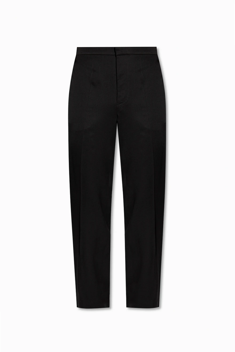 BLACK ‘Floris’ side-stripe trousers