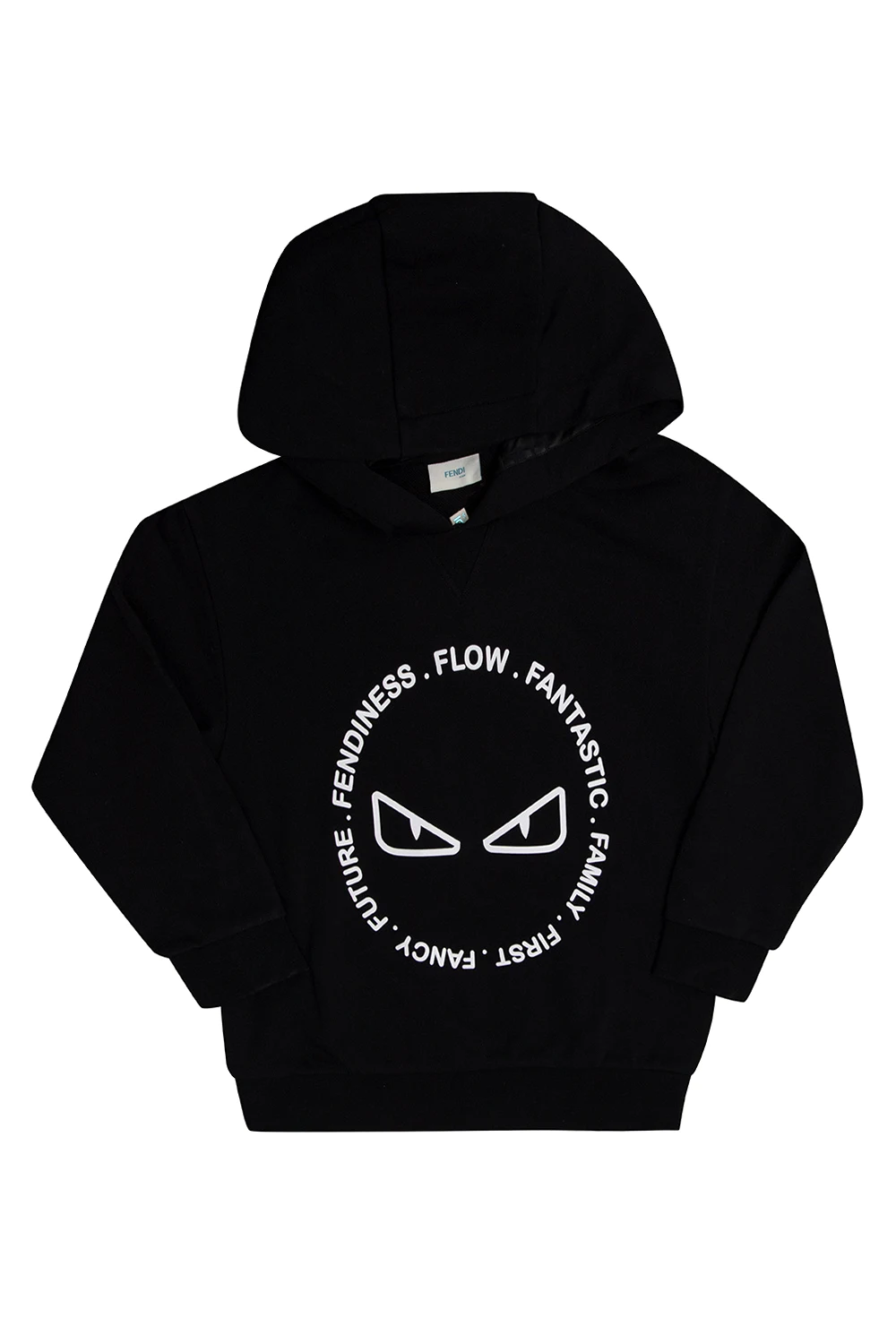 BLACK Printed hoodie
