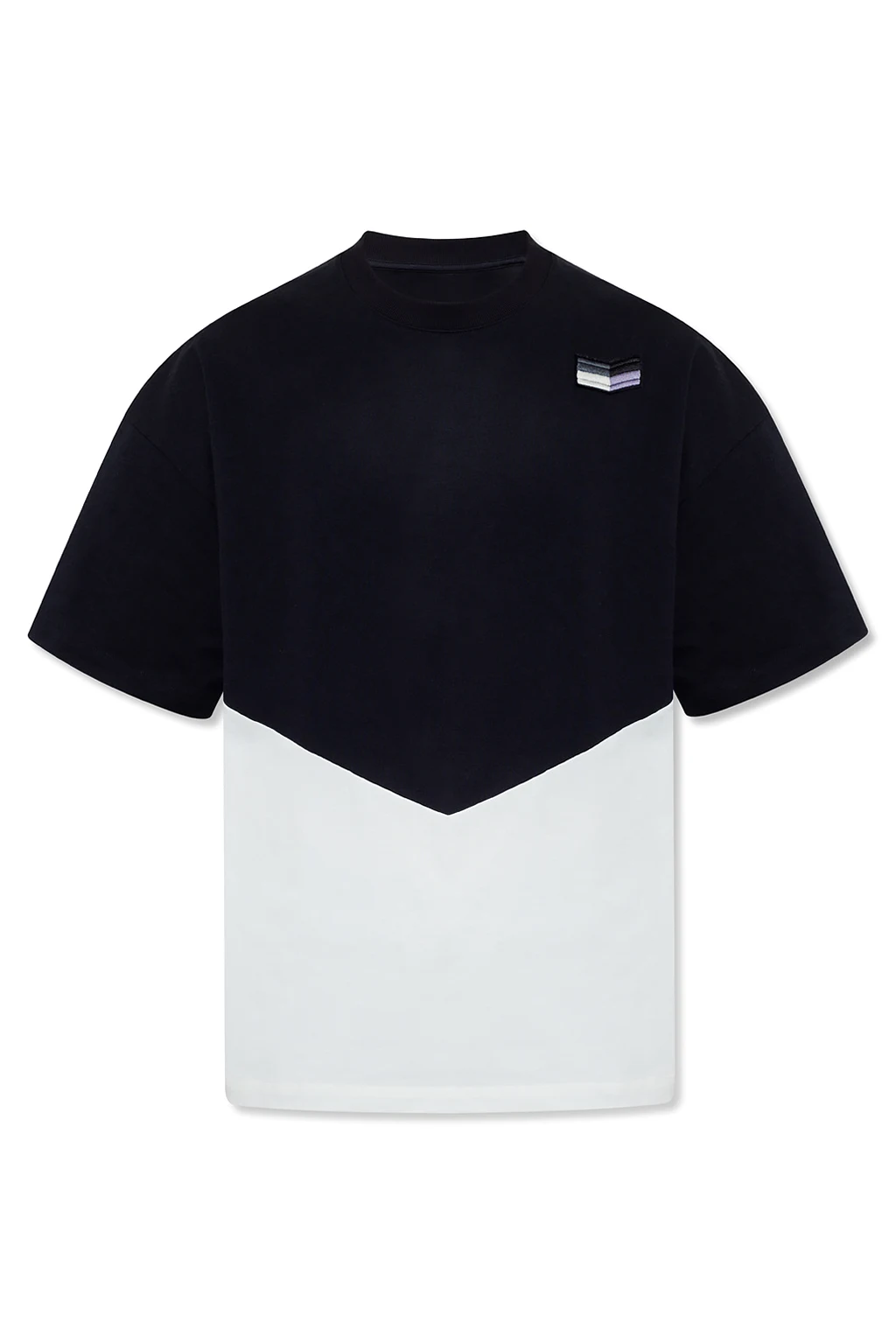 Patched T-shirt