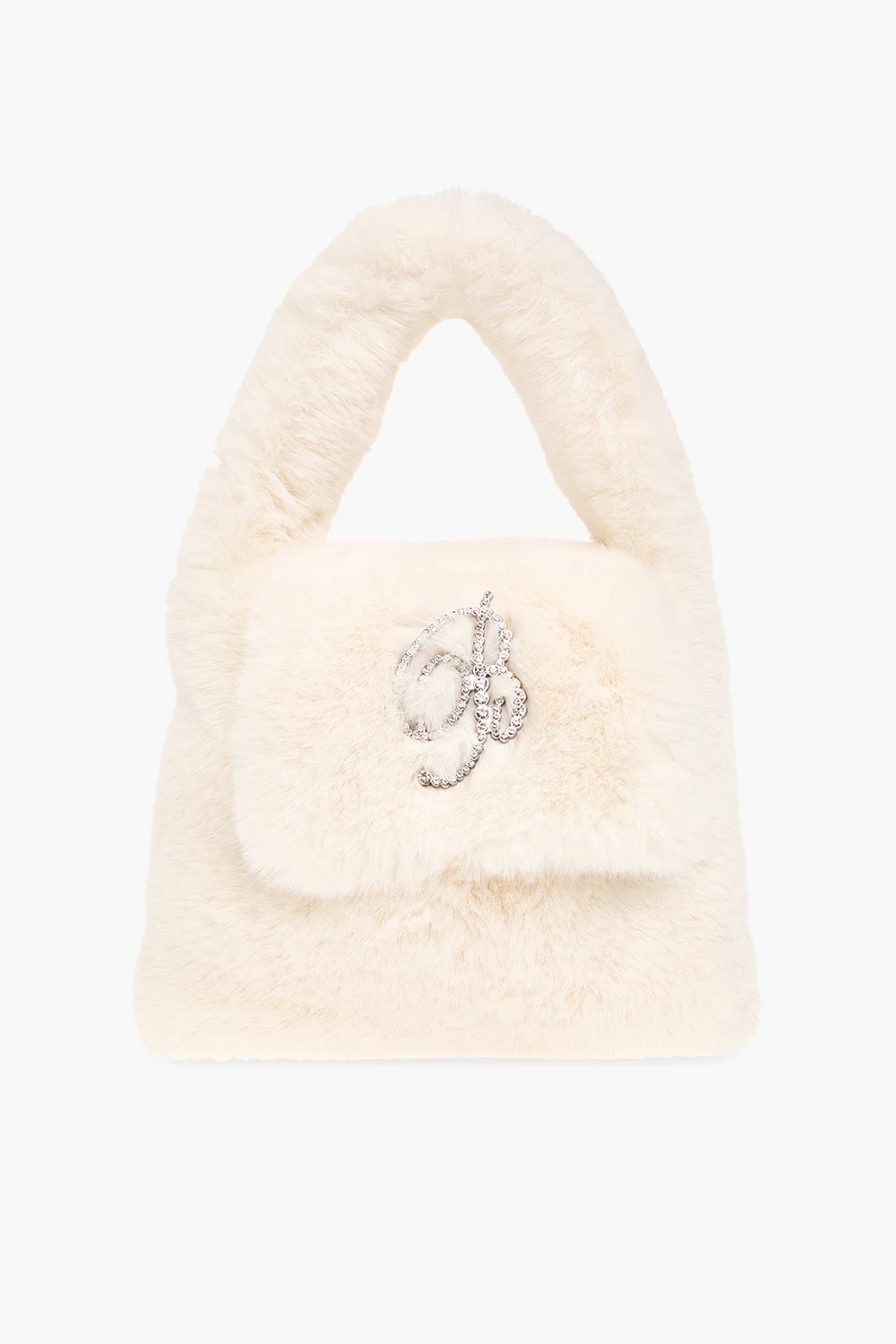 Faux fur handbag