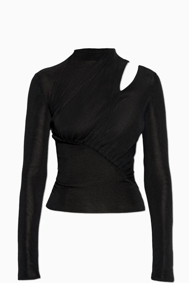 BLACK Long sleeve top