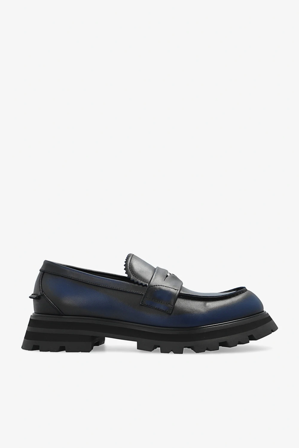 Leather loafers
