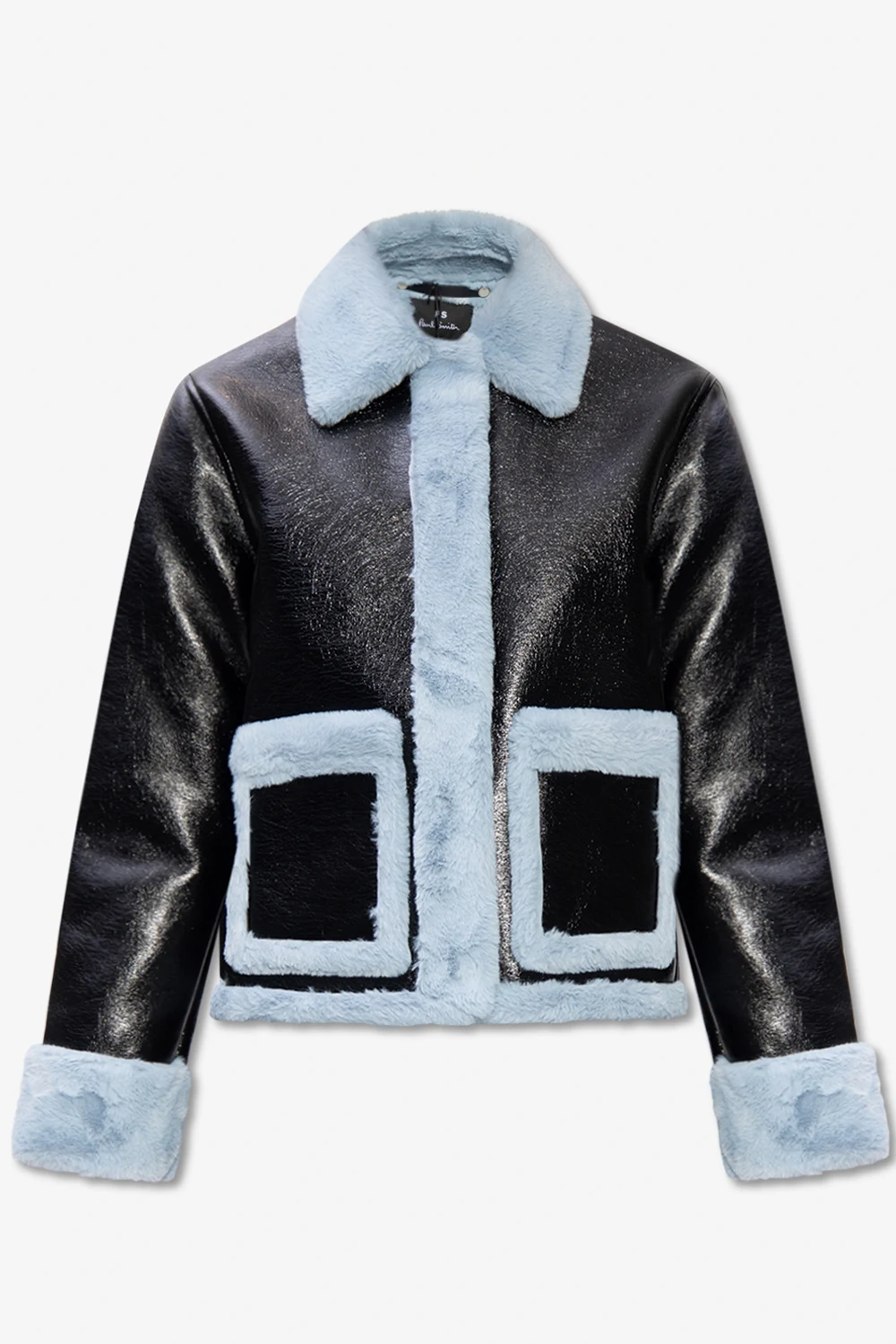 Fur-trimmed jacket