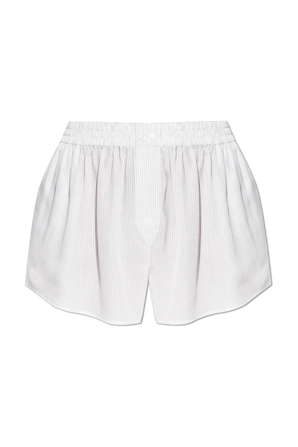WEISS Shorts mit Streifenmuster