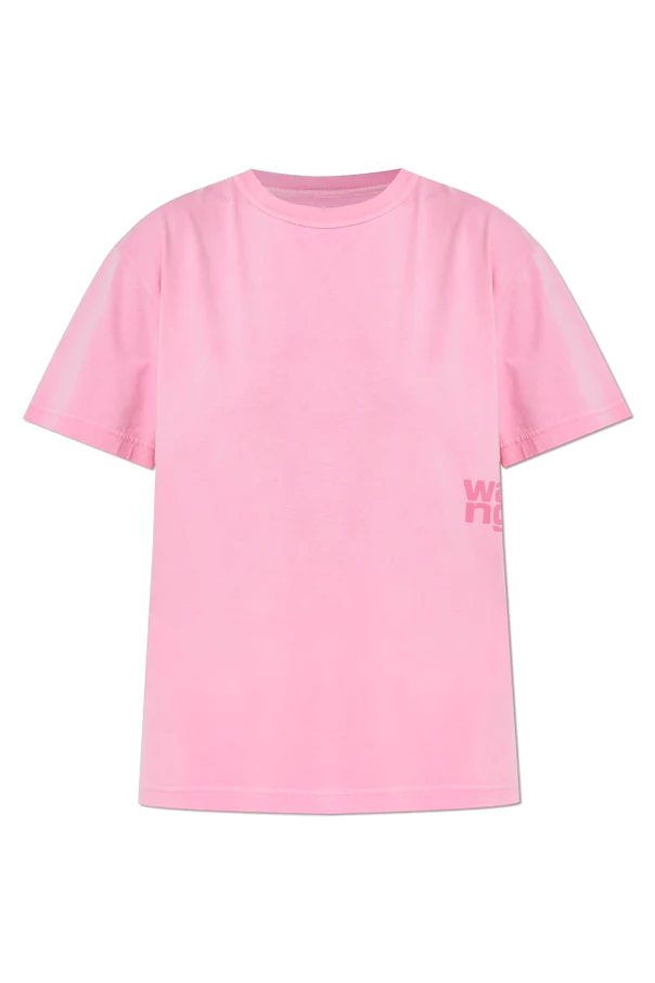 ROSA T-Shirt mit aufgedrucktem Logo