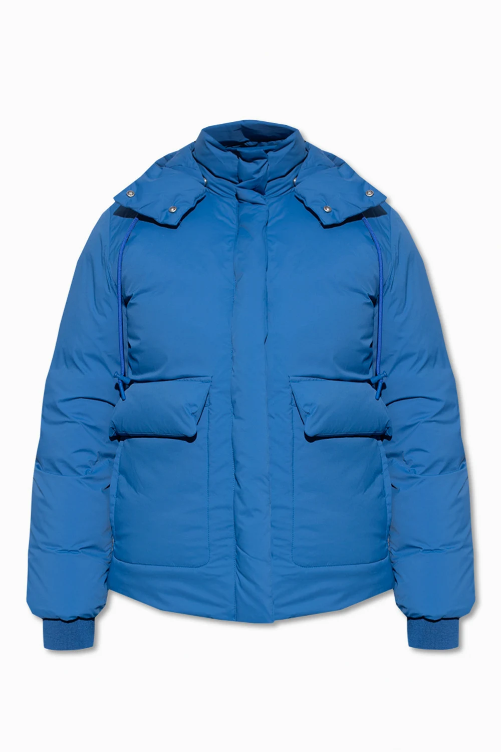 Hooded down jacket