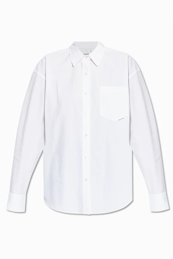 WEISS Hemd mit Tasche