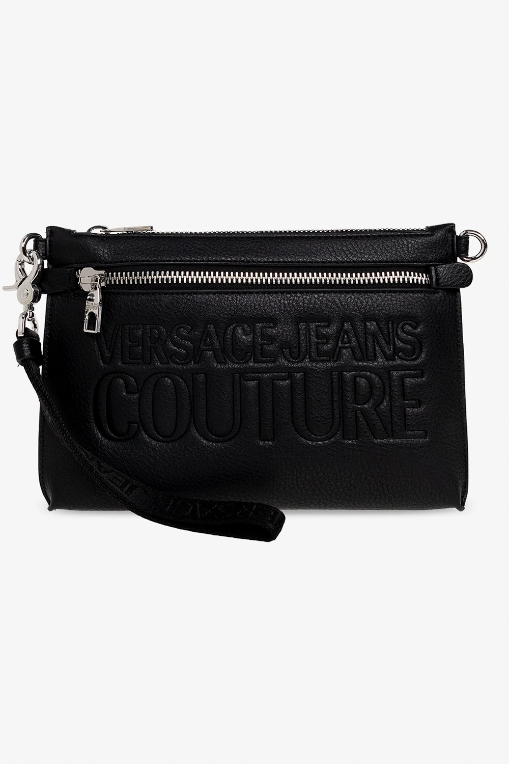 BLACK Handbag with logo