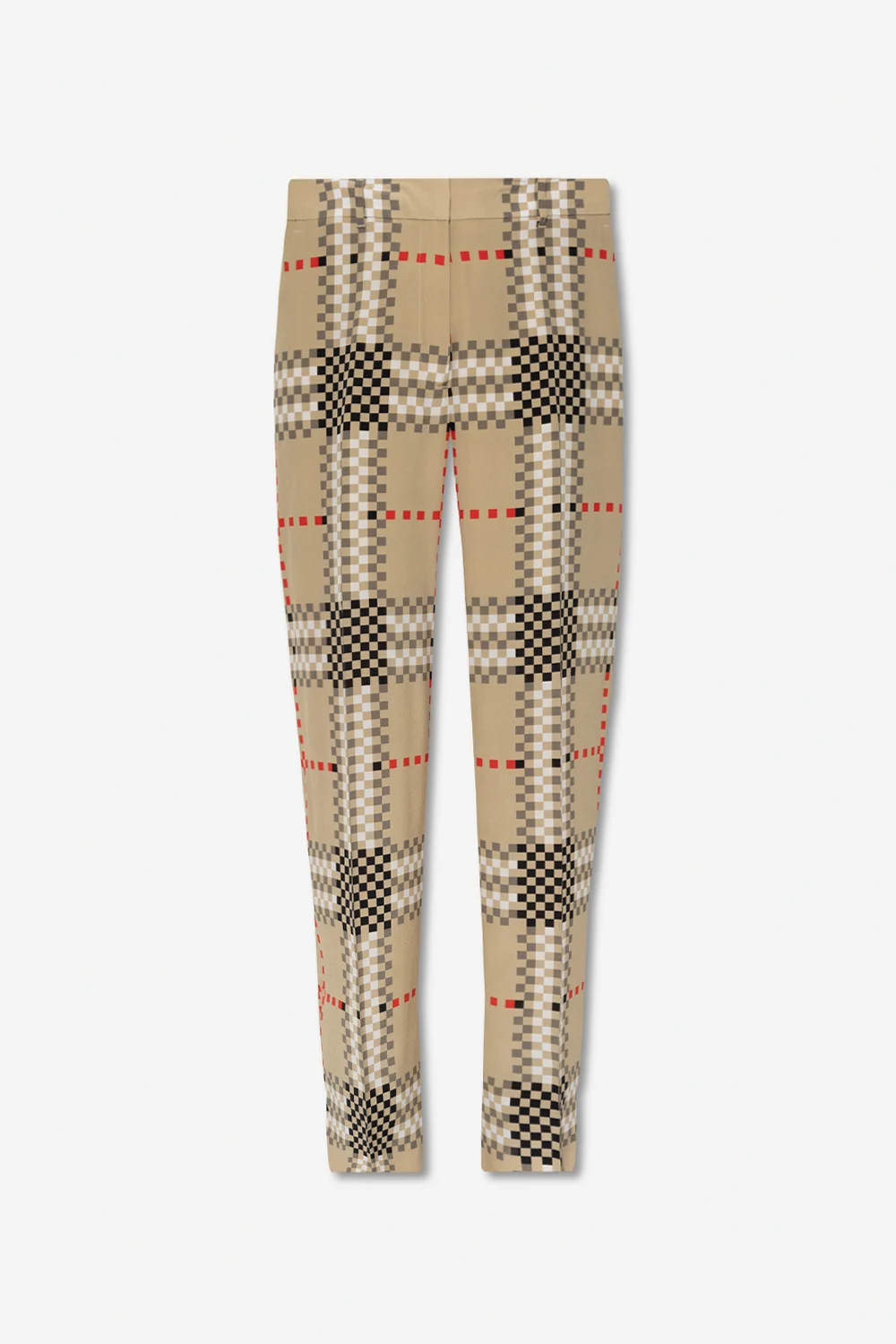 beige Silk trousers