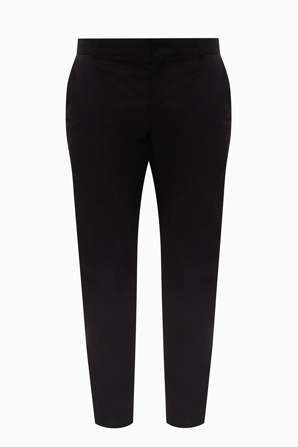 BLACK Tapered leg trousers