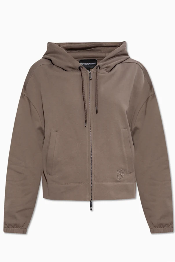 BROWN Sweatshirt with logo