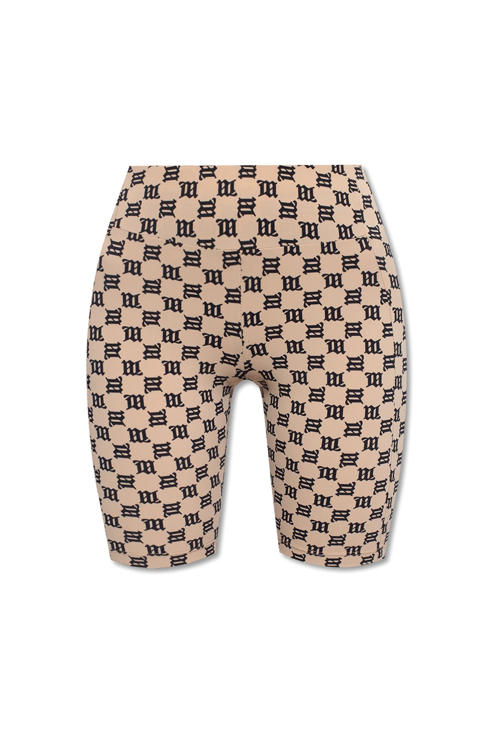 Short leggings with monogram