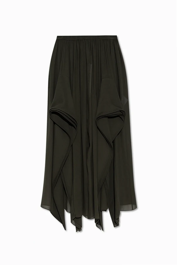 GRÜN Transparente Hosen mit Volants
