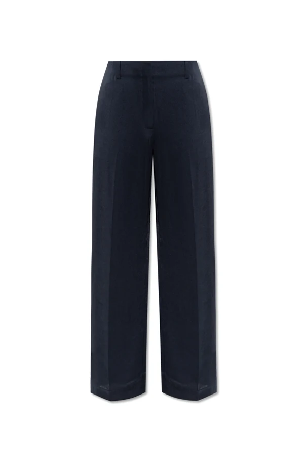 MARINEBLAU Hose mit Satin-Finish