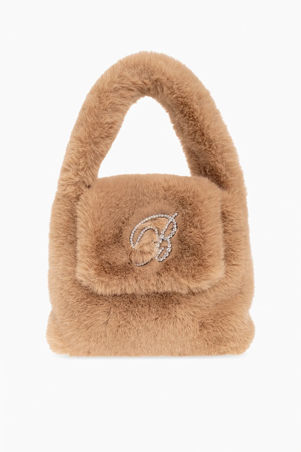 Faux fur handbag
