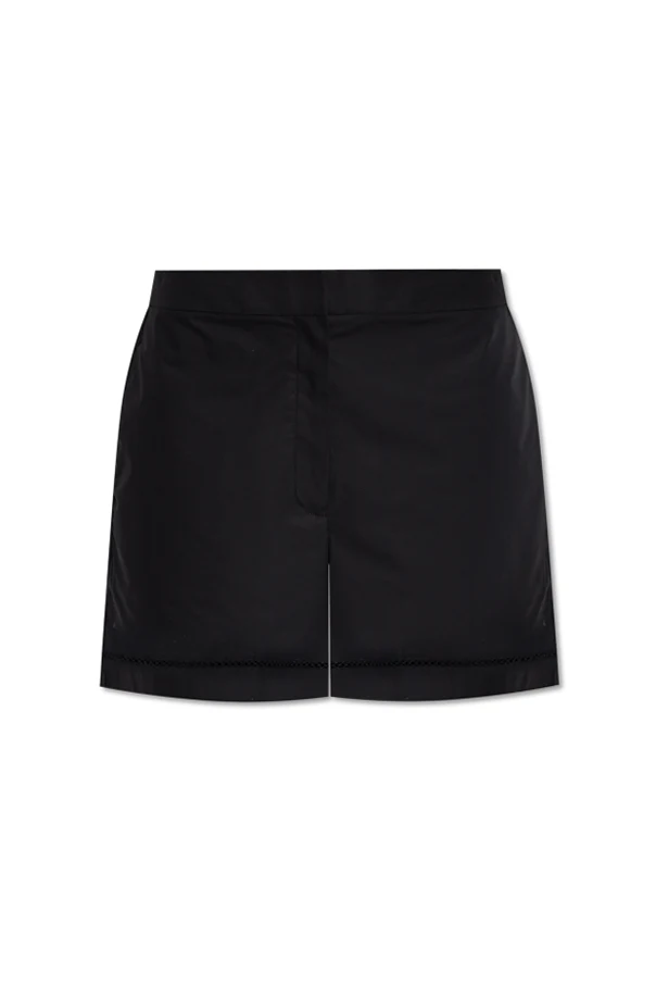 BLACK High-waisted shorts