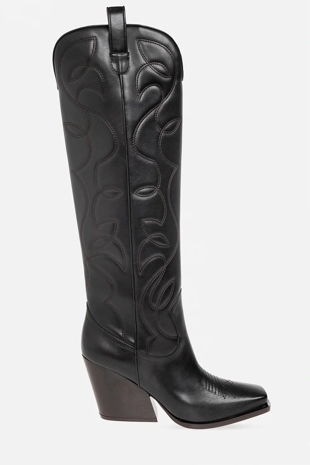 ‘Cowboy’ heeled boots