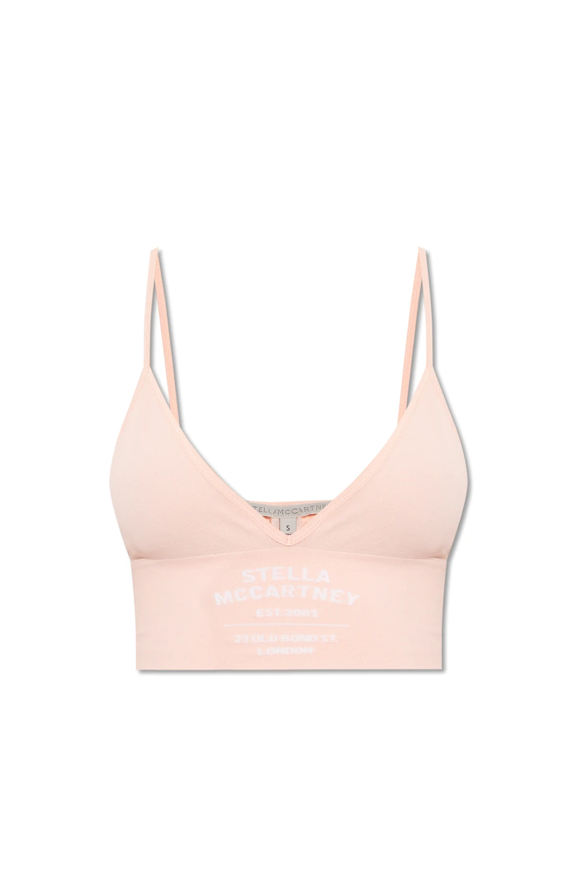 Bra with logo