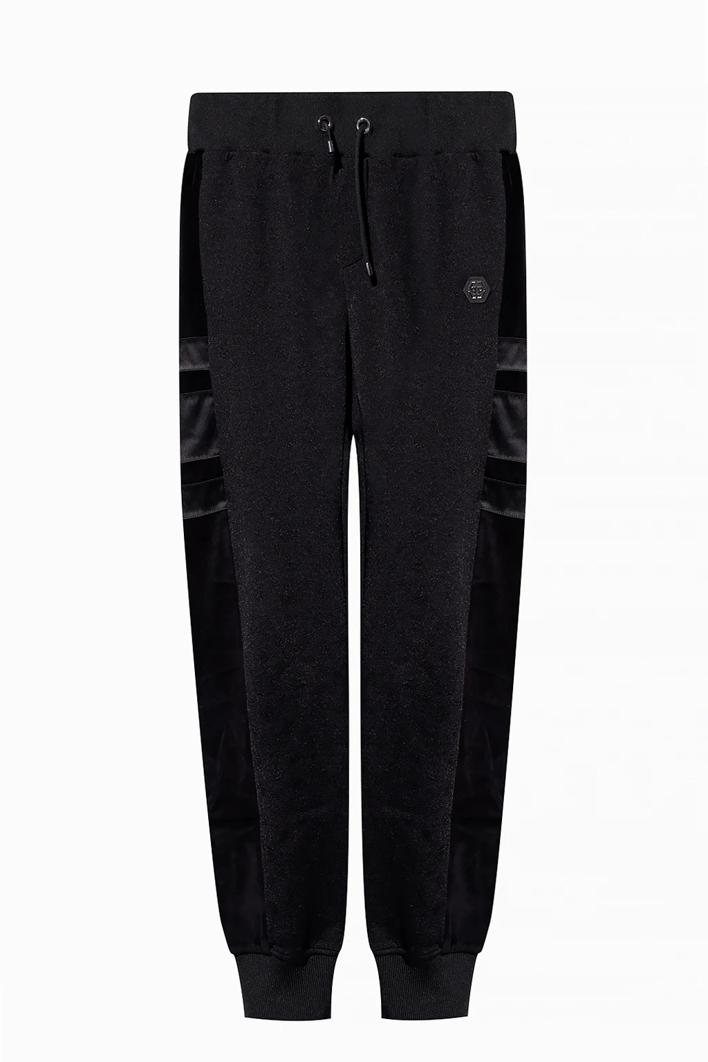 BLACK Sweatpants with logo