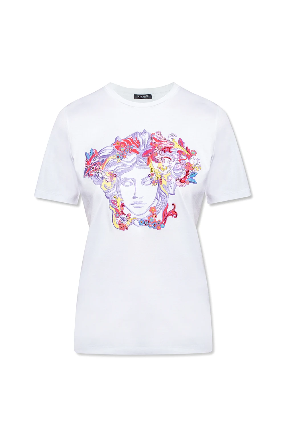T-shirt z ozdobnym haftem