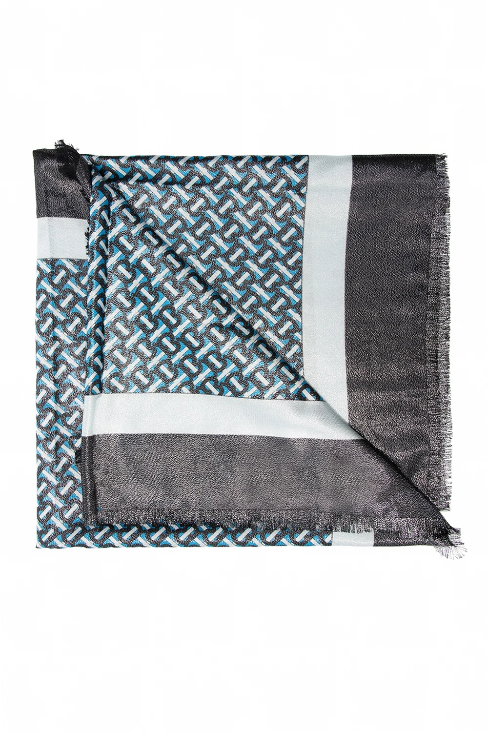 BLUE Scarf with logo