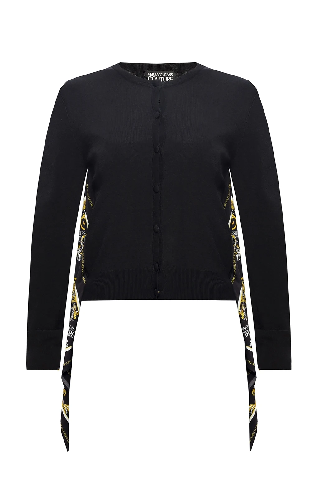 BLACK Patterned cardigan