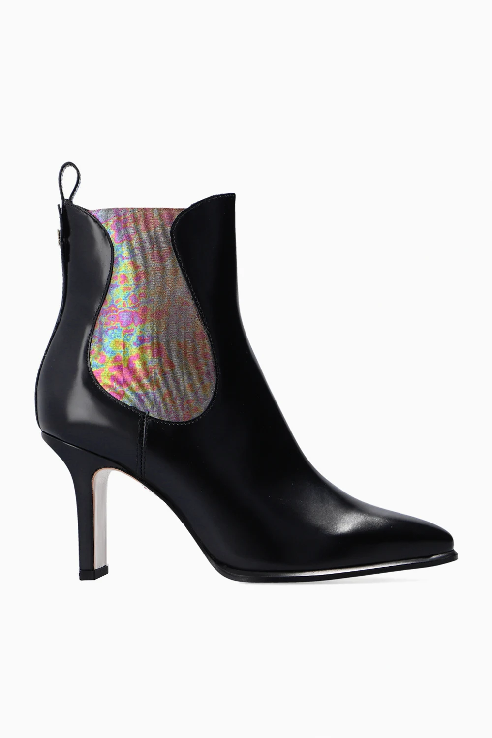 BLACK ‘Allegra’ heeled ankle boots