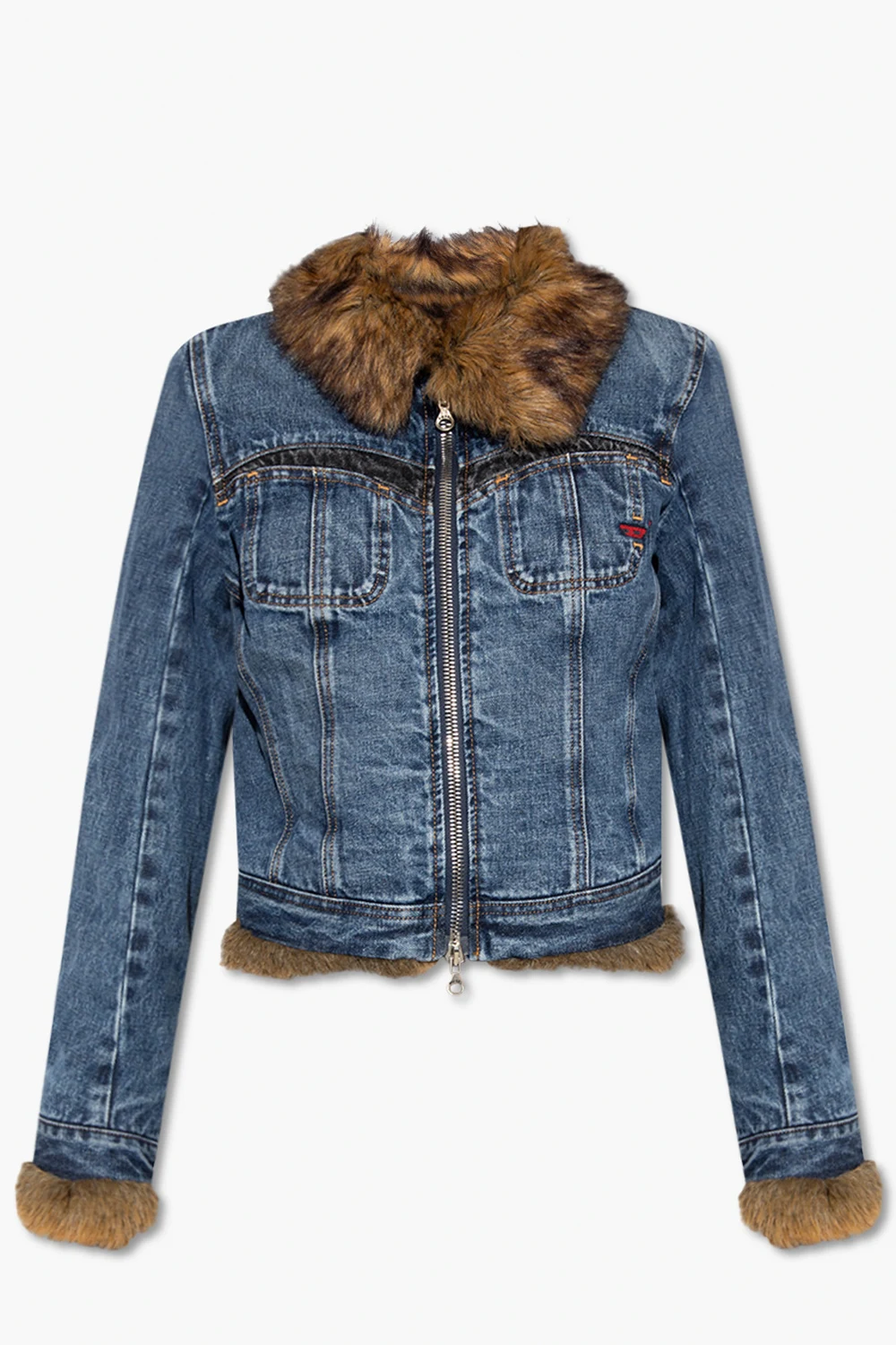 BLUE ‘DE-SIMMY’ padded denim jacket