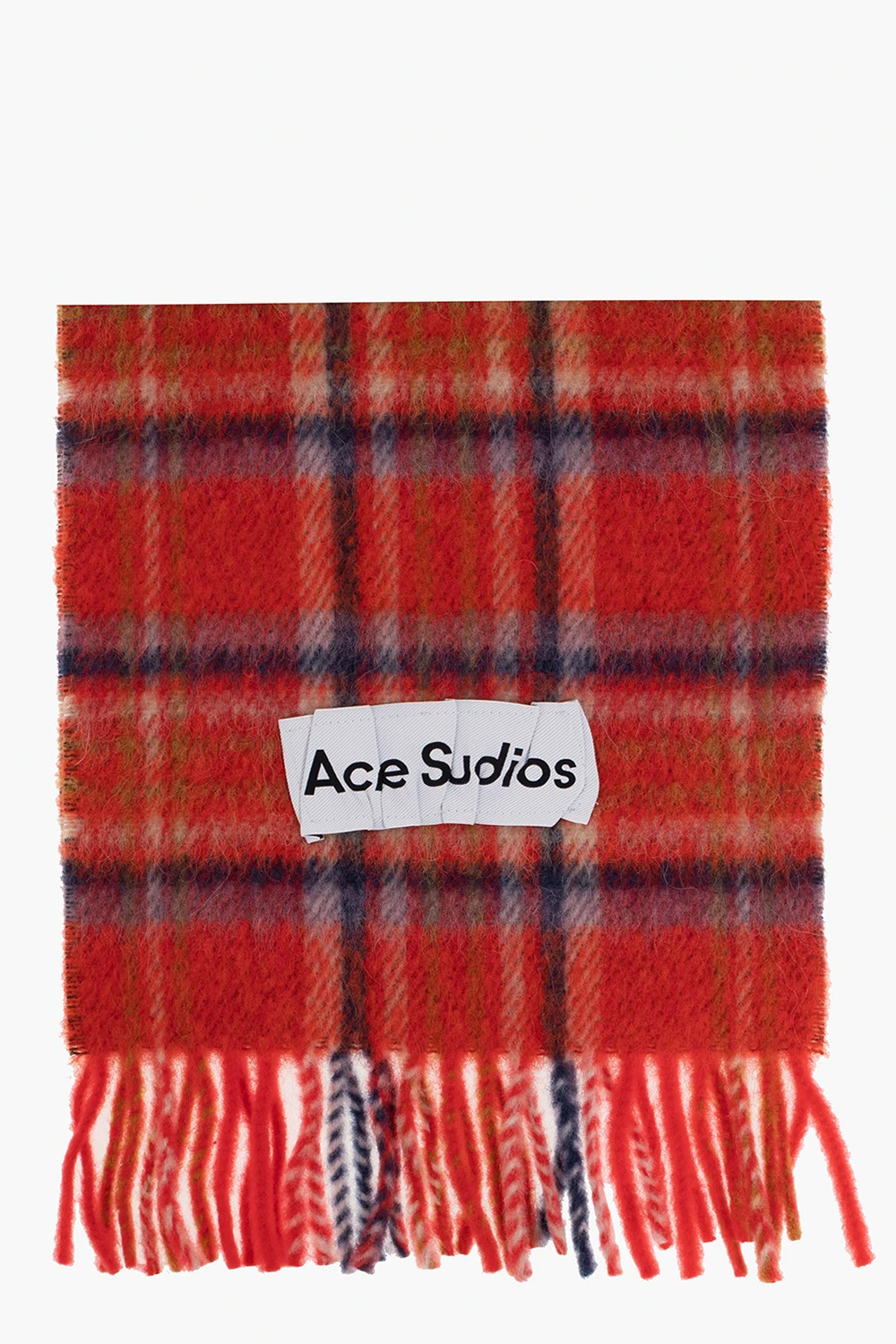 Checked scarf