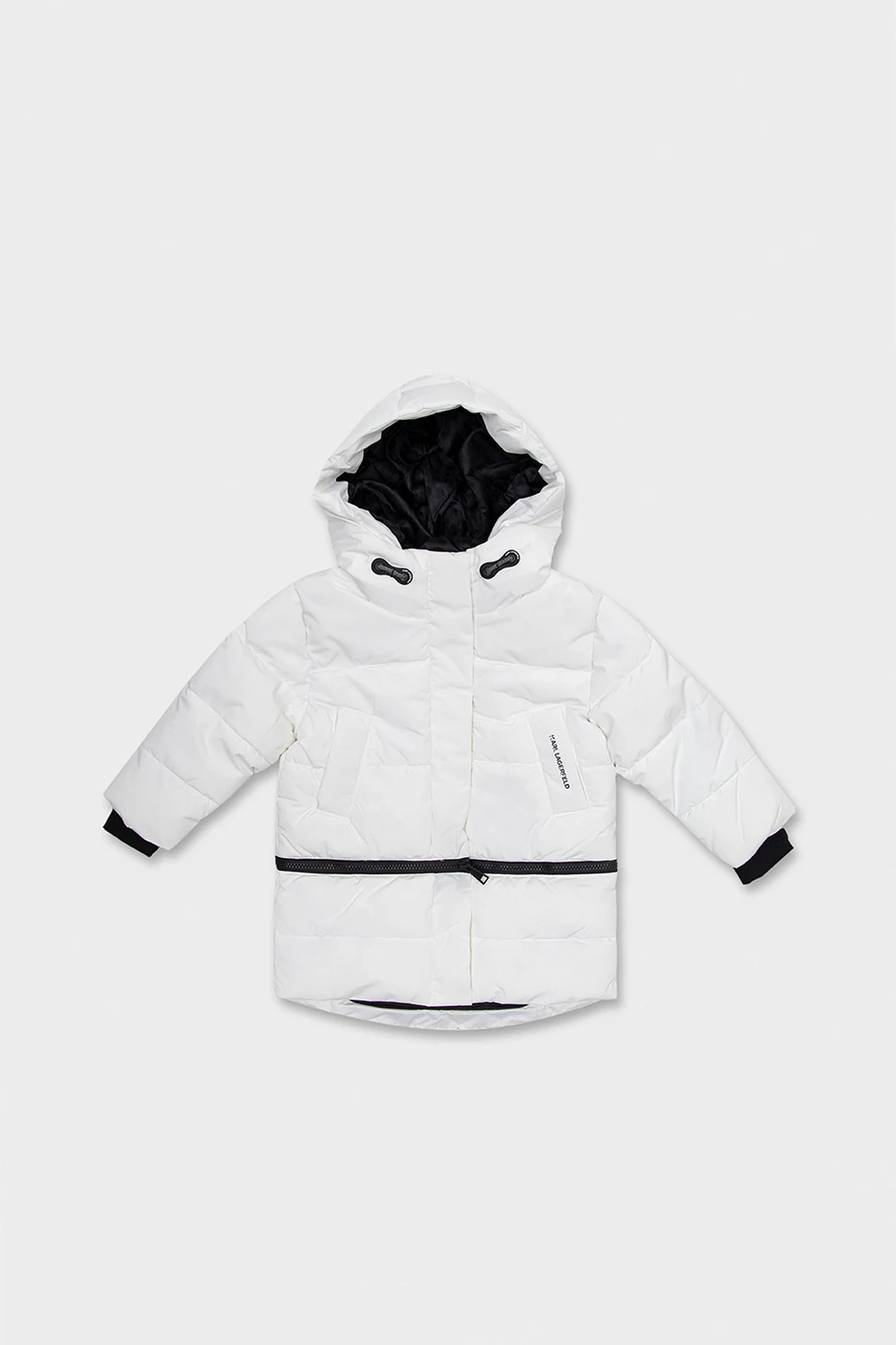 WHITE Jacket with logo