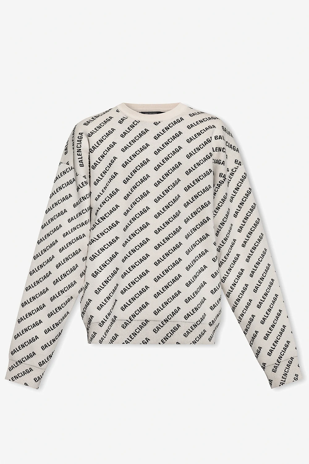 cream Sweater with monogram