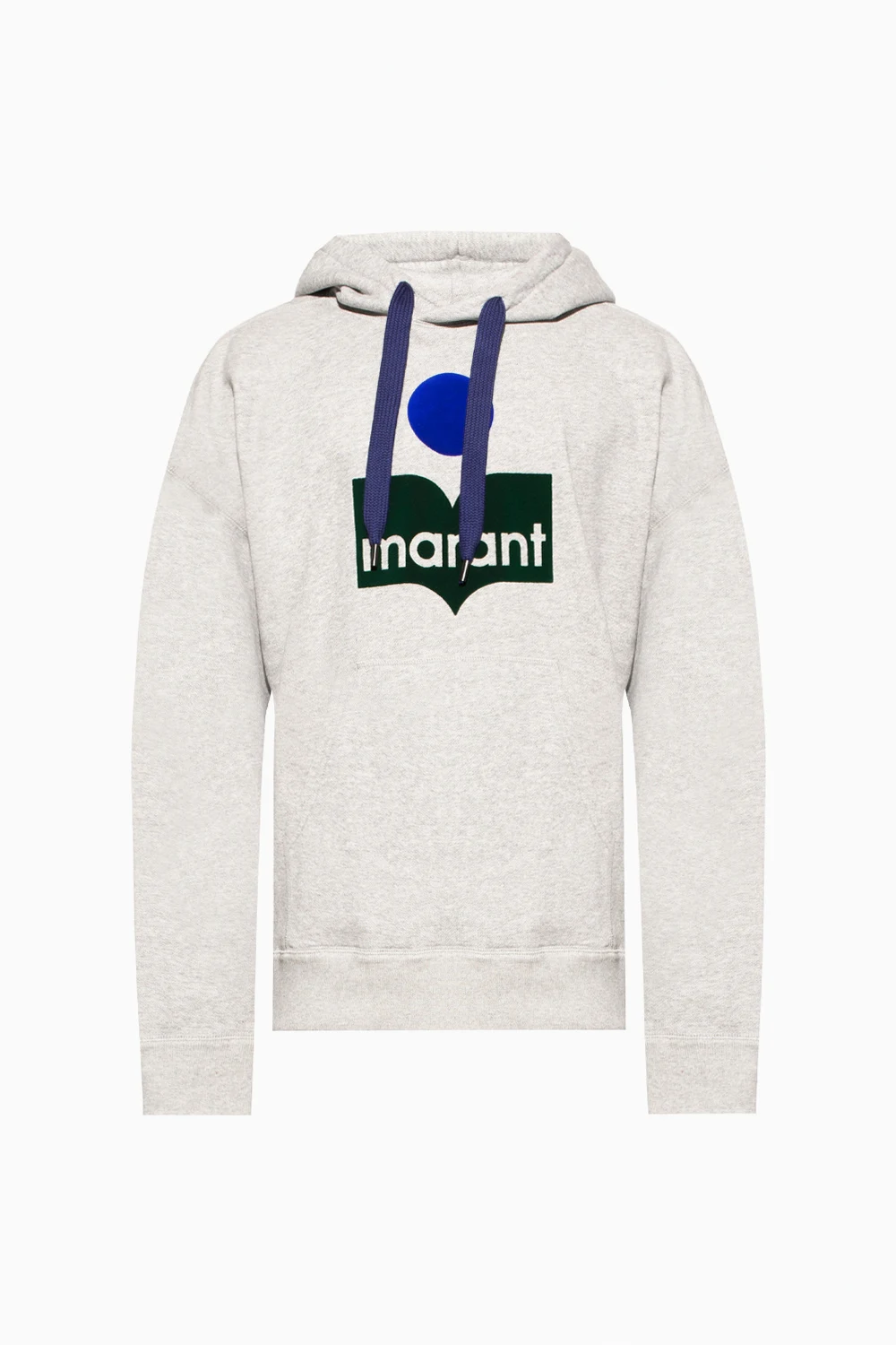 Hoodie with velvet logo