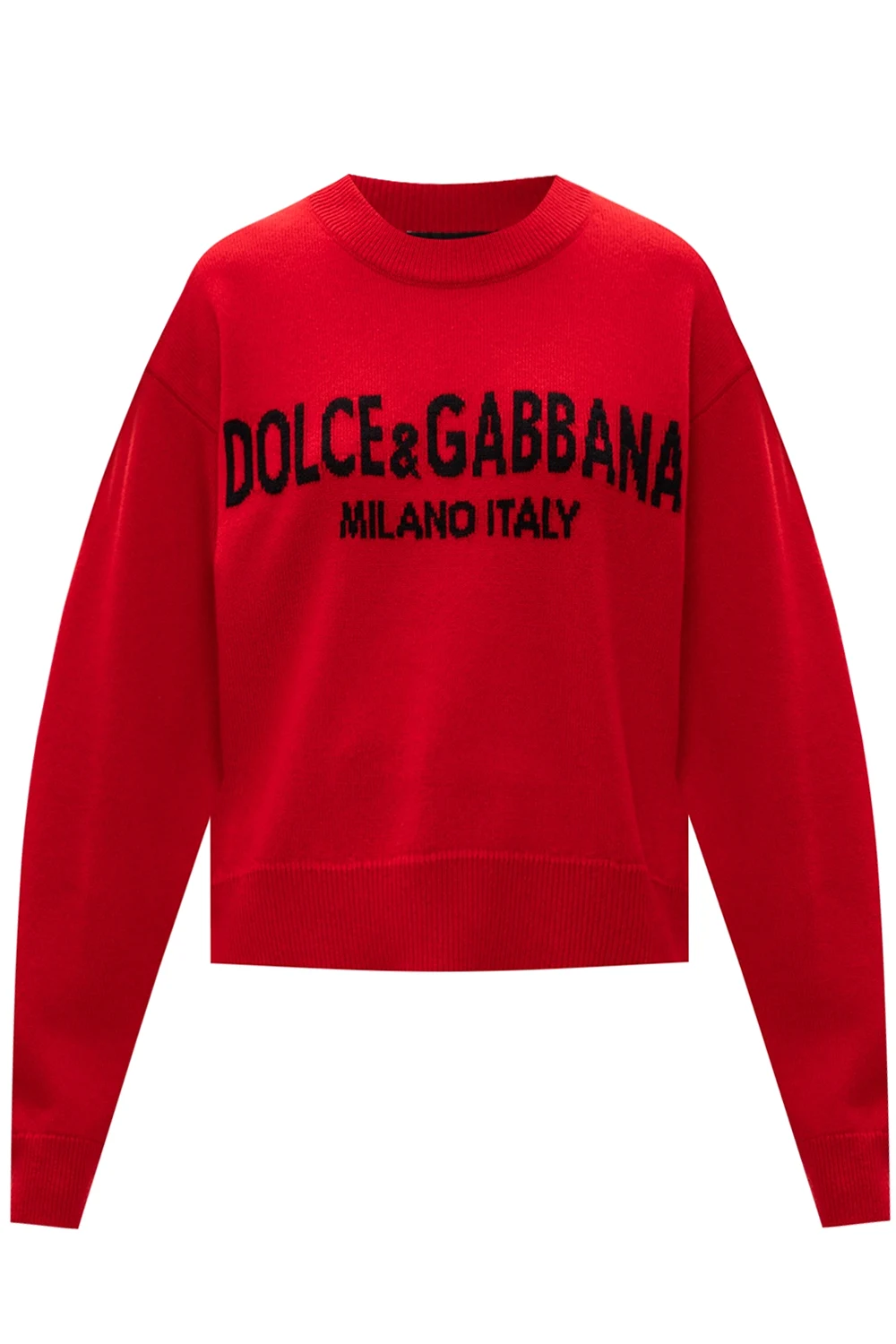 Cashmere sweater with logo