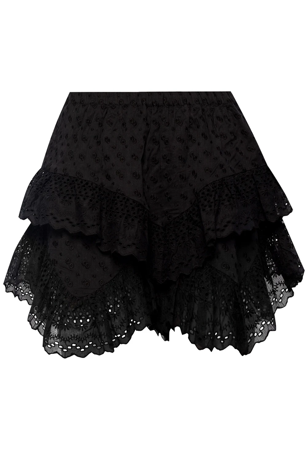 Openwork shorts